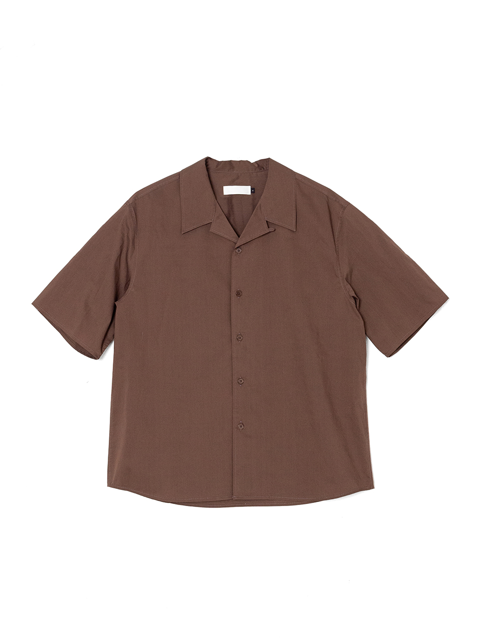 【新品】AMOMENT Open Collar Half Shirts サイズM AMOMENTO JP