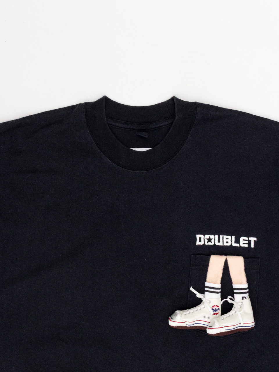 doublet DEADSTOCK EMBROIDERY Tシャツ M doublet (ダブレット) 24SS D.B. LOGO EMBROIDERY T-SHIRT ロゴ