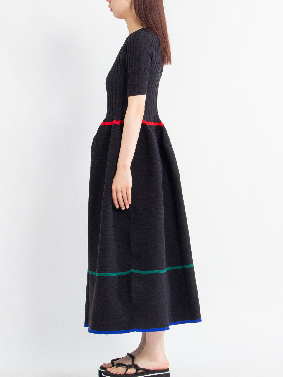 POTTERY SHORT SLEEVE DRESS-ポタリーショートスリーブドレス