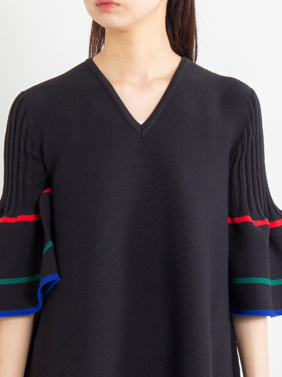 ■CFCL■大人気 ポタリーショートベルスリーブフレアドレス 3色 POTTERY SHORT BELL SLEEVE FLARE DRESS-ポタリーショートベル