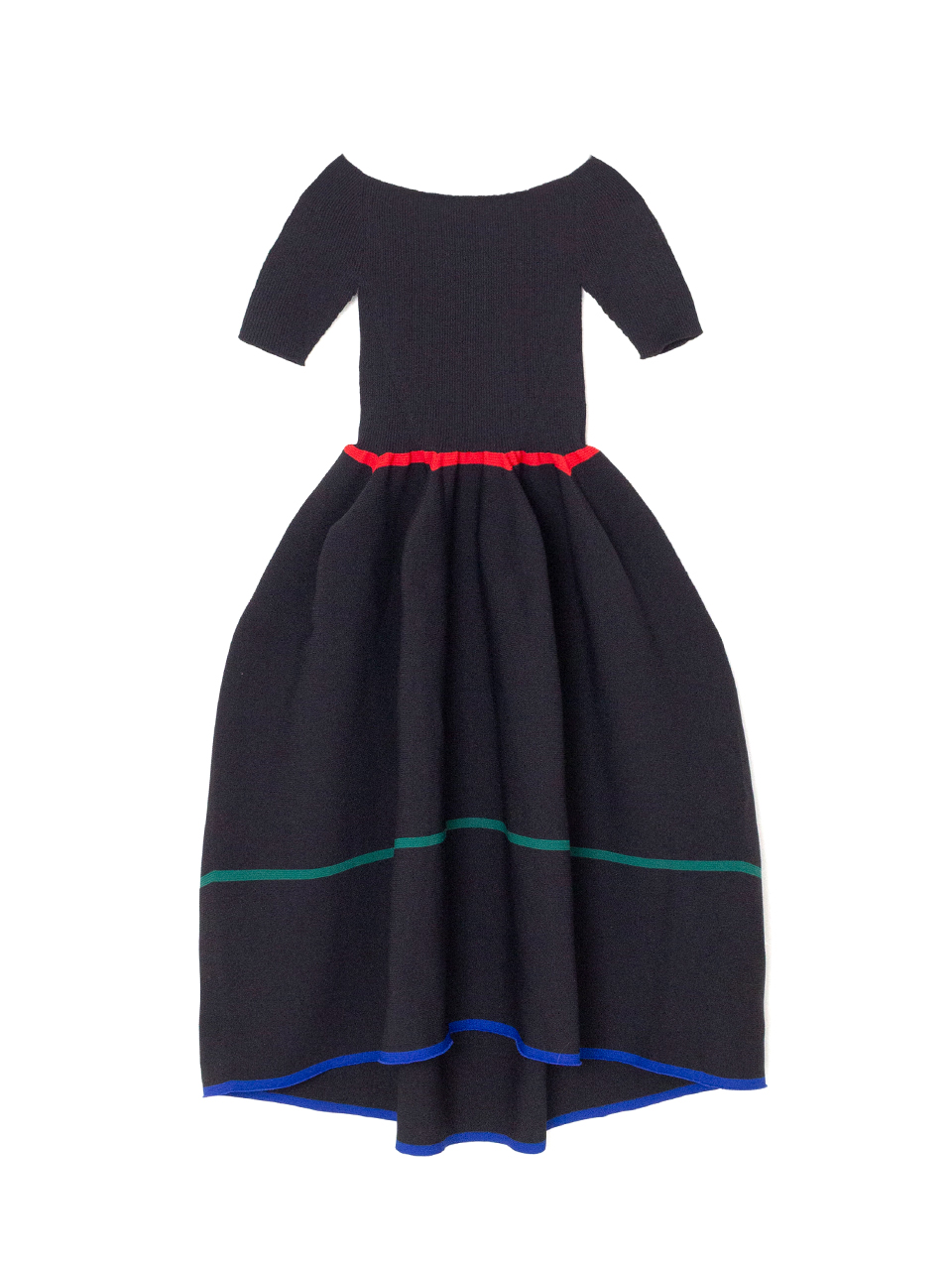 POTTERY HS OFF SHOULDER SHORT SLEEVE DRESS-ポタリーHSオフ