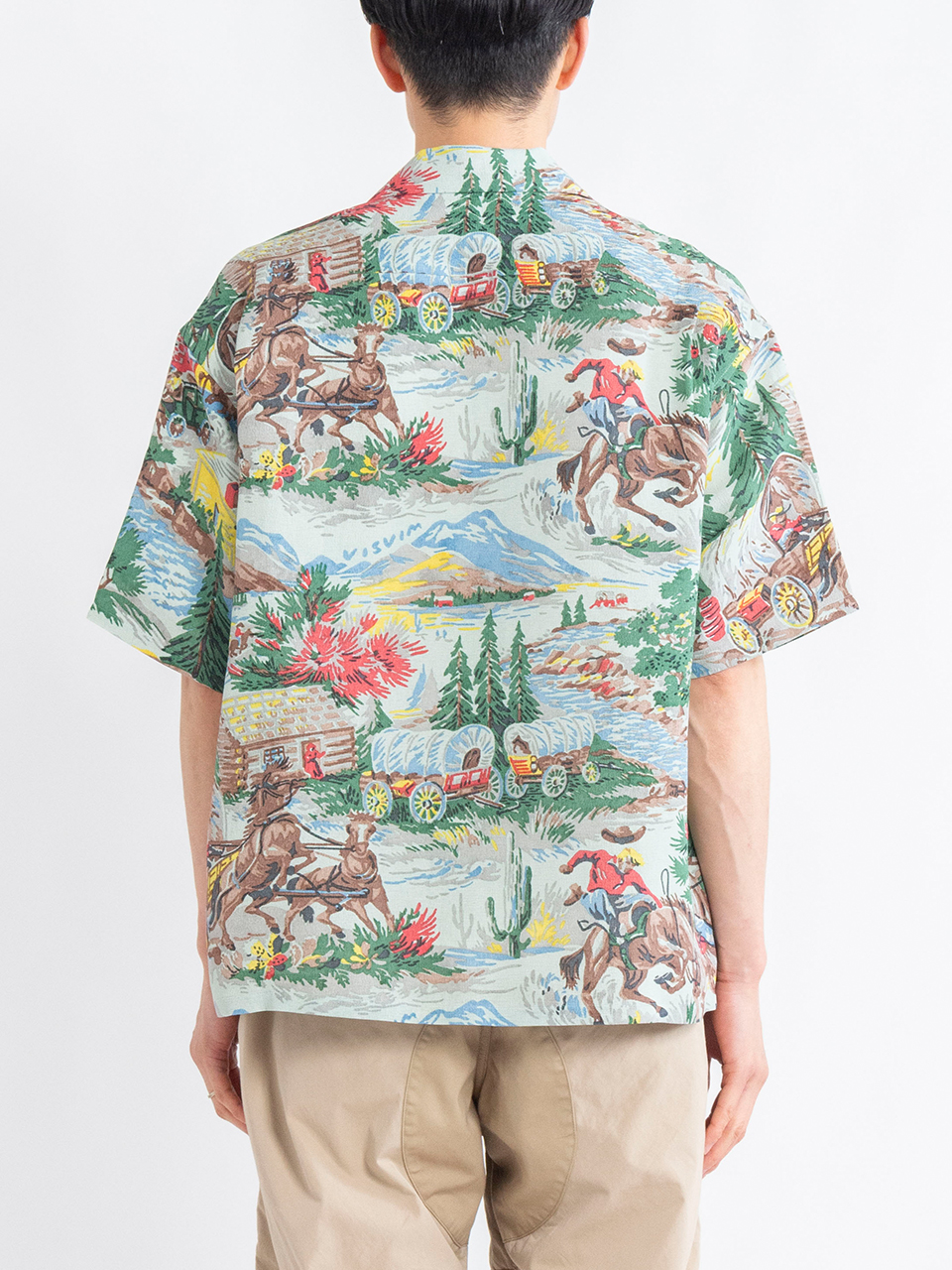 VISVIM 24AW CROSBY SHIRTS/S シルク刺繍松柄半袖シャツ visvim 24AW CROSBY SHIRT S/S – Vintage Concept Store