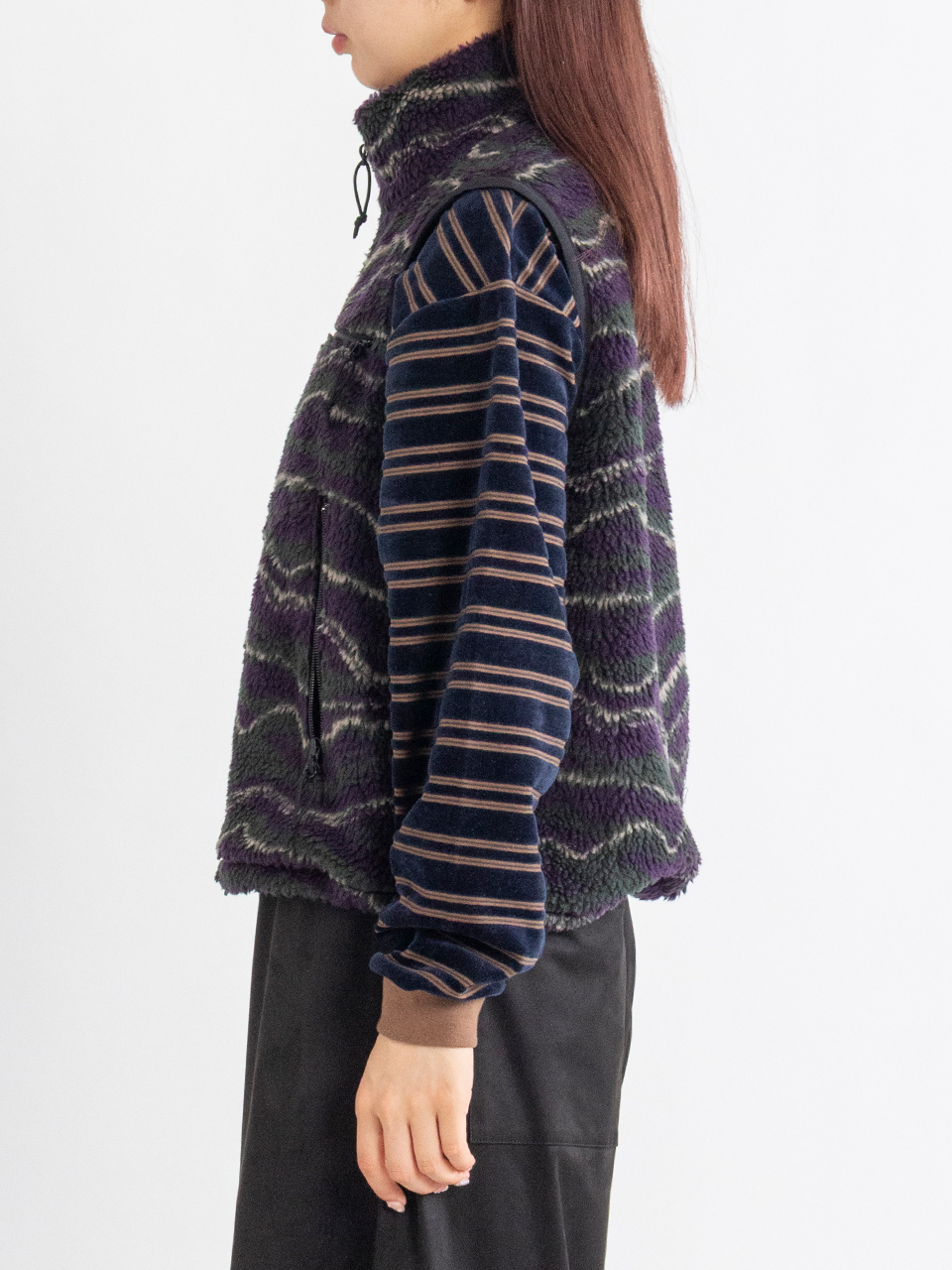 Wave boa vest-ウェーブボアベスト-PHEENY（フィーニー）通販| st company