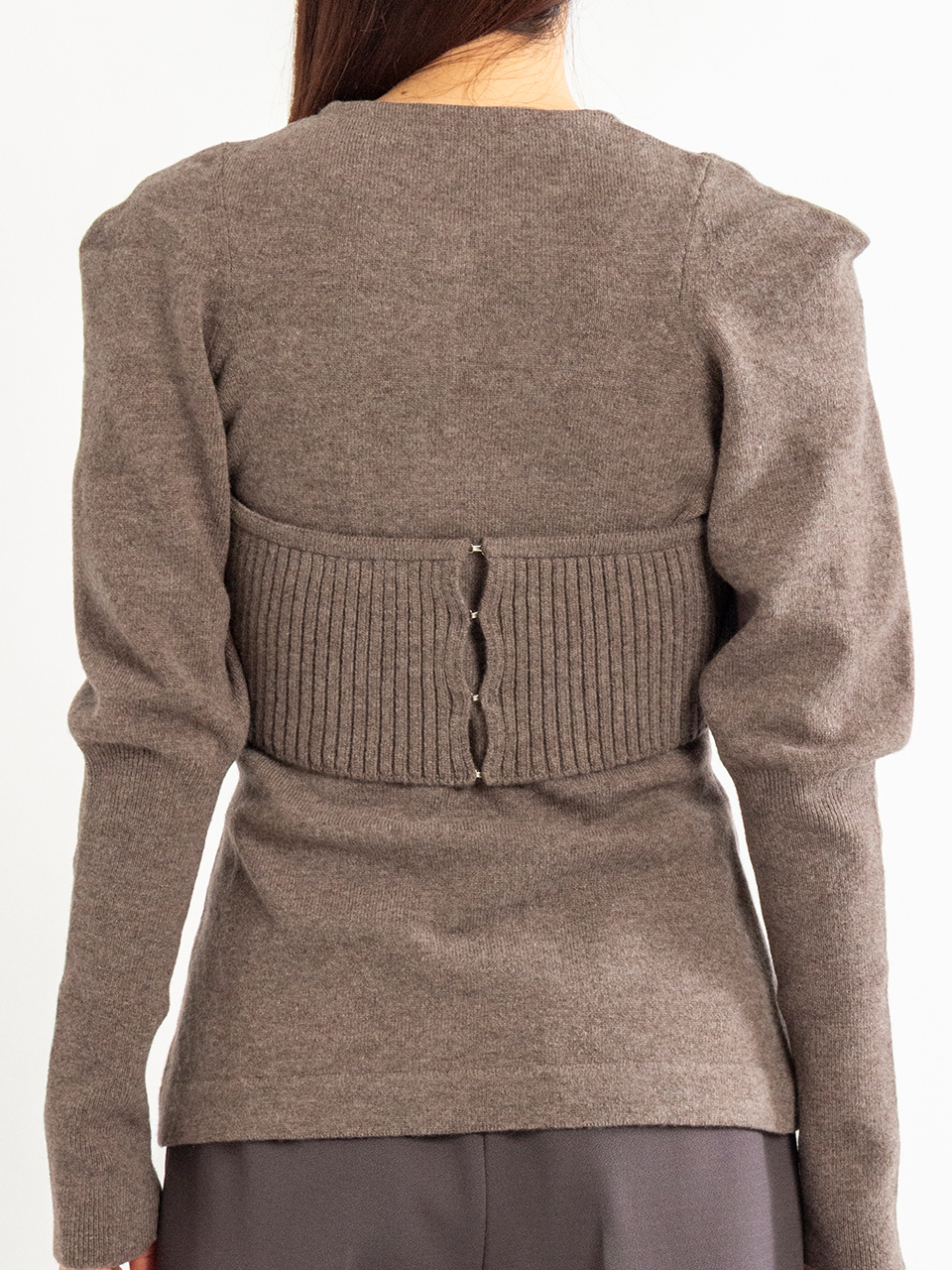 Extra fine lambs bustier-エクストラファインラムズビスチェ-PHEENY