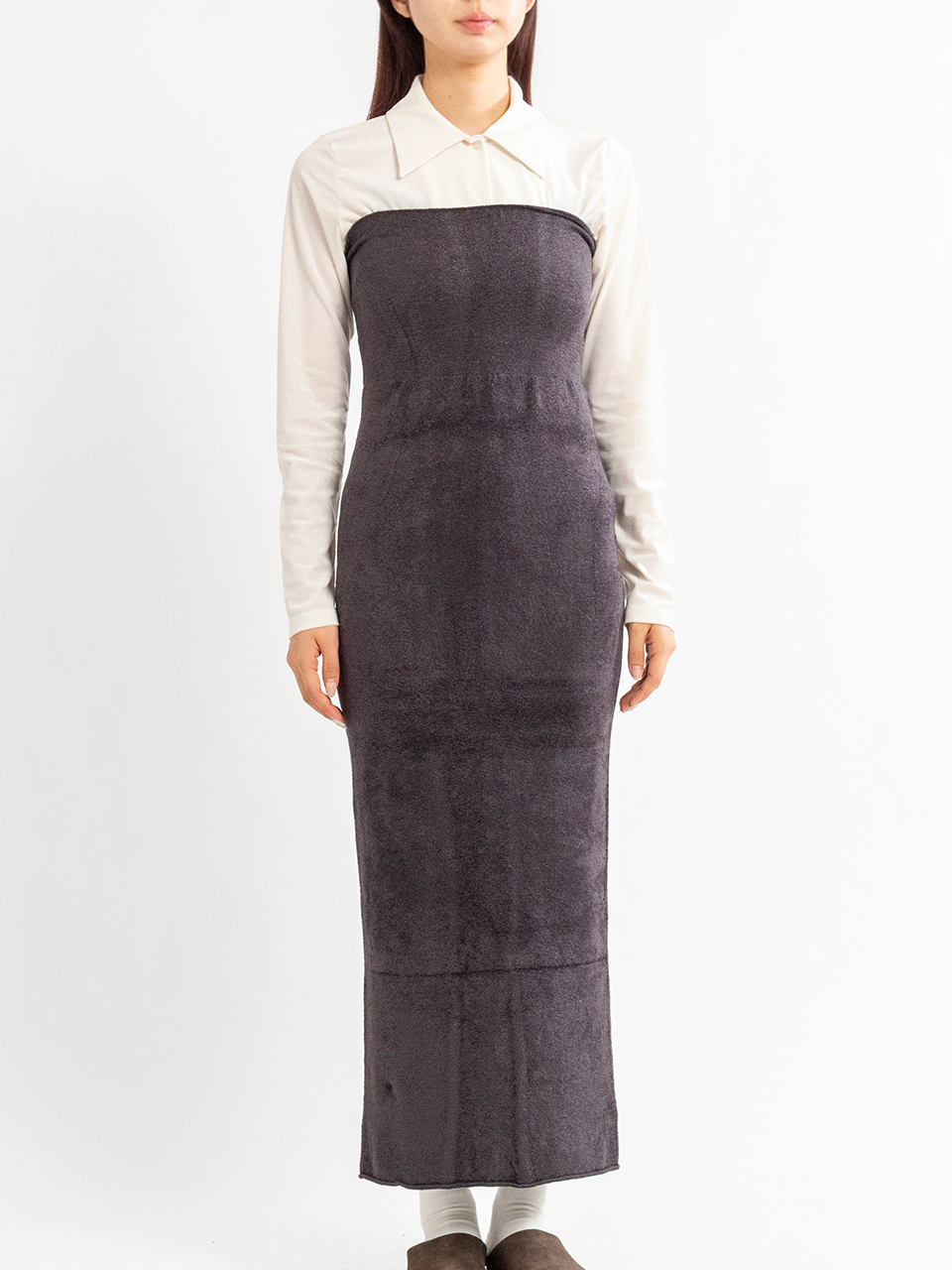 Mole yarn wholegarment long skirt-モールヤーンホールガーメント