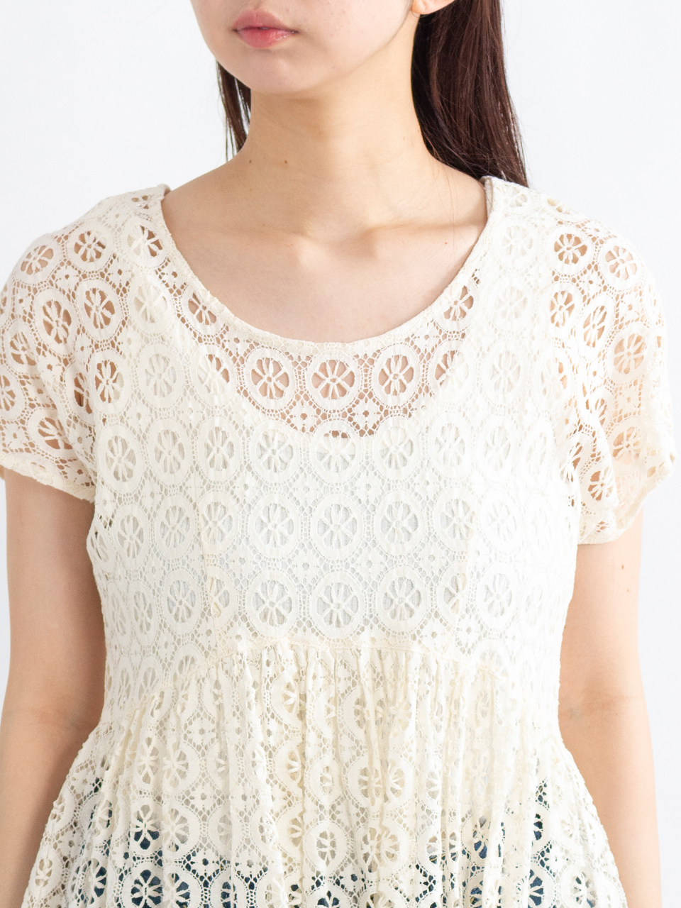 店内商品がすべてレジにて半額！！ Lace blouse-レースブラウス-nowos（ノーウォス）通販| company st トップス