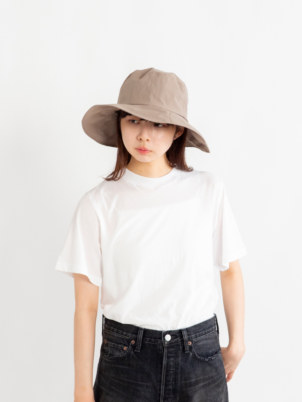 yukibozooページ Poly oversized safari hat-ポリーオーバーサイズサファリハット