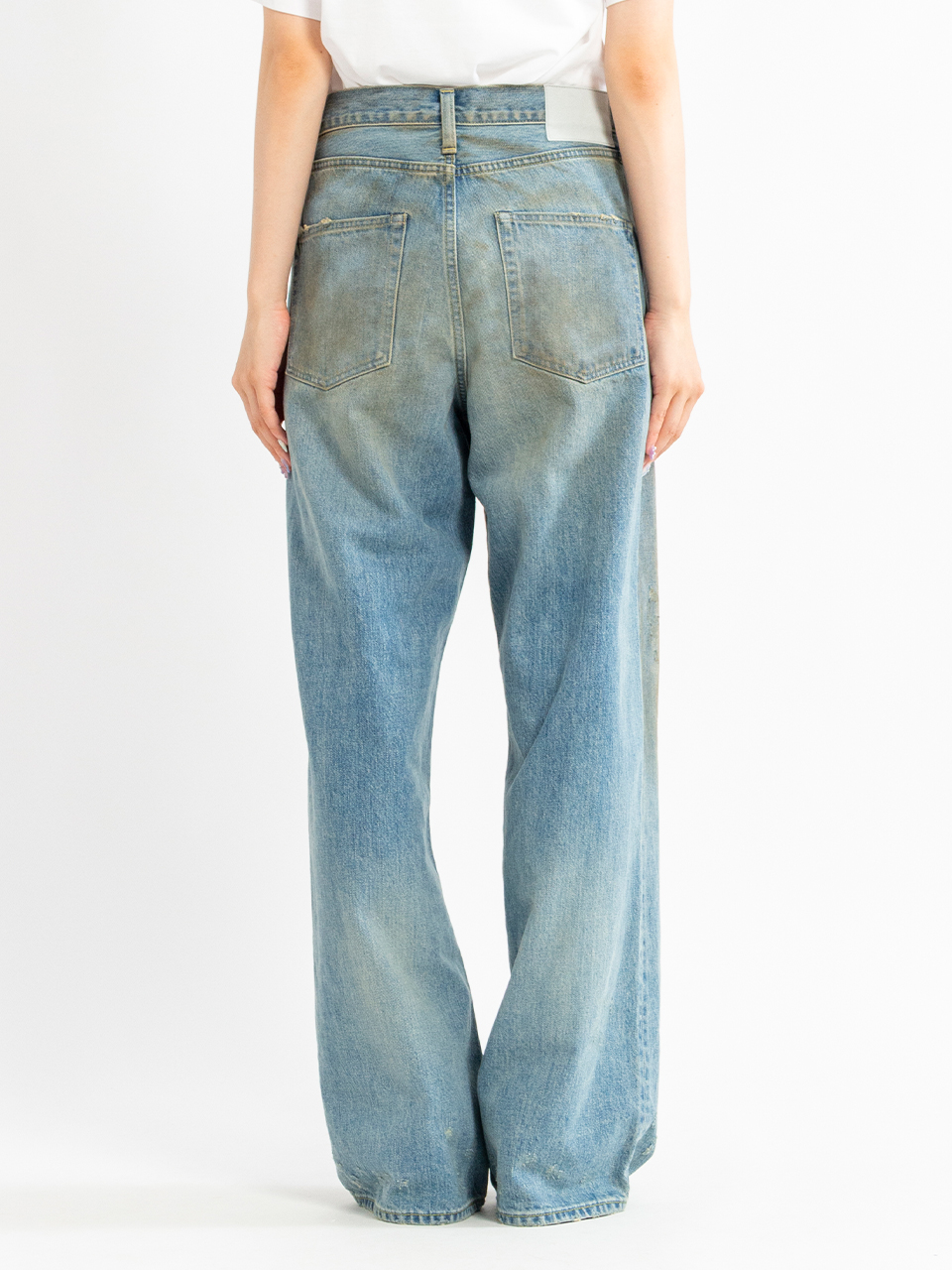 LOOSE DENIM JEANS-ルーズデニムジーンズ-ssstein（シュタイン