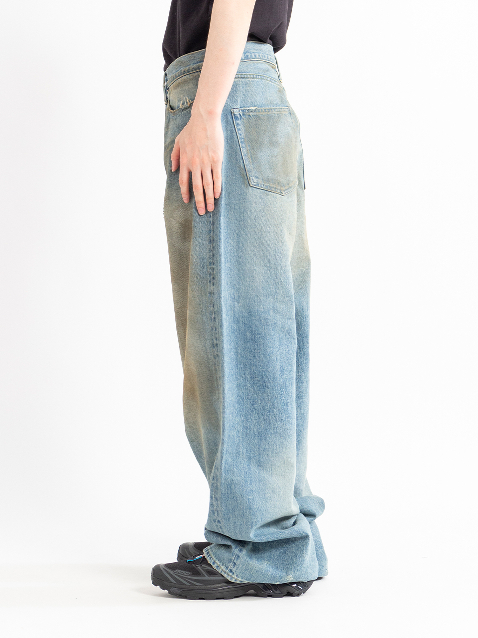 LOOSE DENIM JEANS-ルーズデニムジーンズ-ssstein(シュタイン LOOSE DENIM JEANS-ルーズデニムジーンズ-ssstein(シュタイン