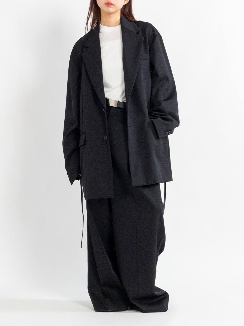 ブラック オーバーサイズ ロングジャケット ラグランビッグロングジャケット アウター メンズ ジャケット