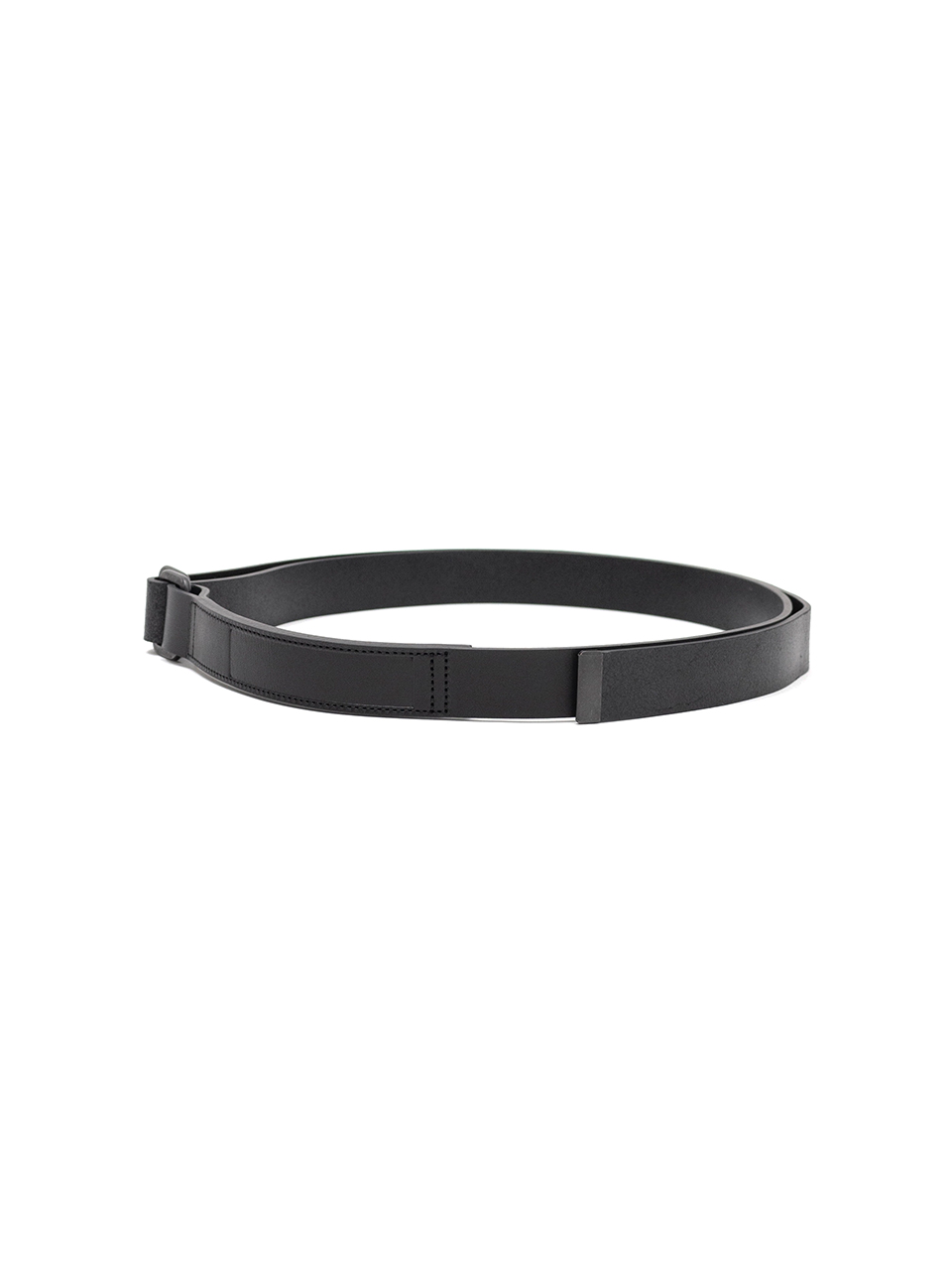 シュタイン レザーベルト RECTANGLE BUCKLES LEATHER BELT (RECTANGLE BUCKLES)-レザーベルト(レクタングル