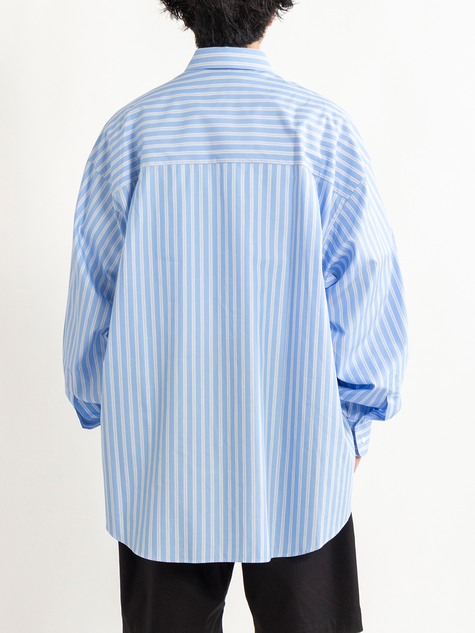 ナインアール rrrrrrrrr プレミアムカラーシャツ　ペーパー　Sサイズ Graphpaper (グラフペーパー) Broad S/S Oversized Regular