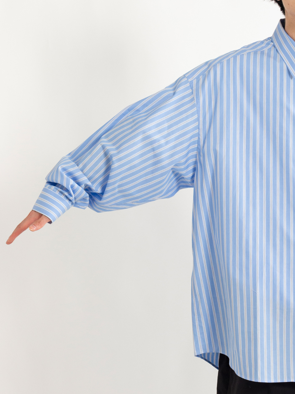 SIDOGRAS L/S Oversized Regular Collar Shirt-シドグラスL/Sオーバー