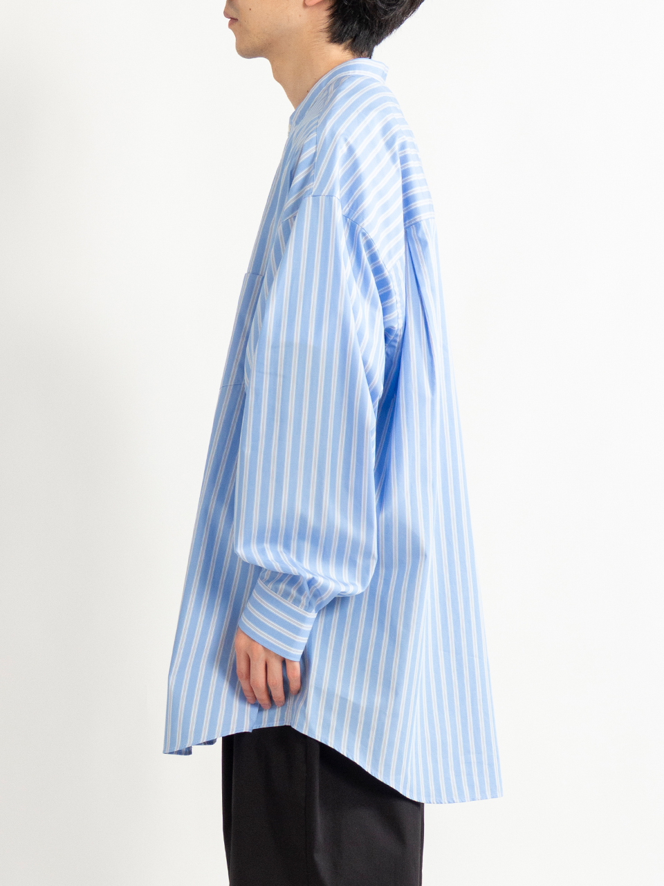 Graph paper SIDOGRAS S/Sバンドカラーシャツ SIDOGRAS L/S Oversized Band Collar Shirt-シドグラスL/S