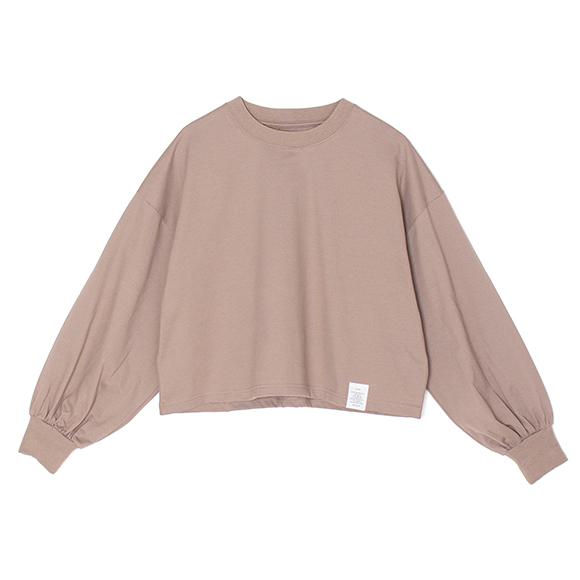 【美品】HYKE CROPPED LONG SLV TEE BIG FIT CROPPED LONG-SLV TEE BIG FIT (6.5OZ)-クロップドロング