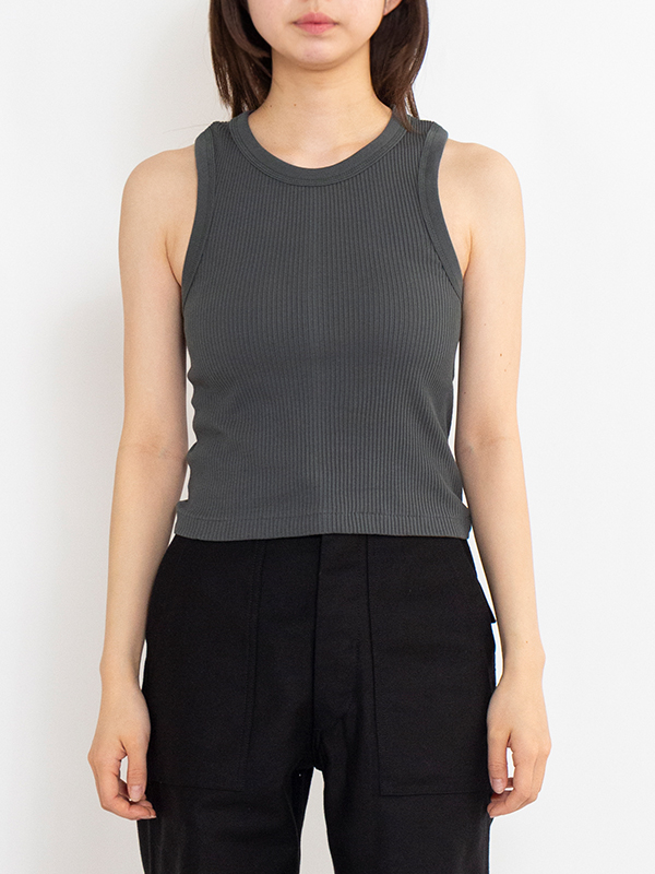 CROPPED TANK TOP-クロップドタンクトップ-HYKE（ハイク）通販