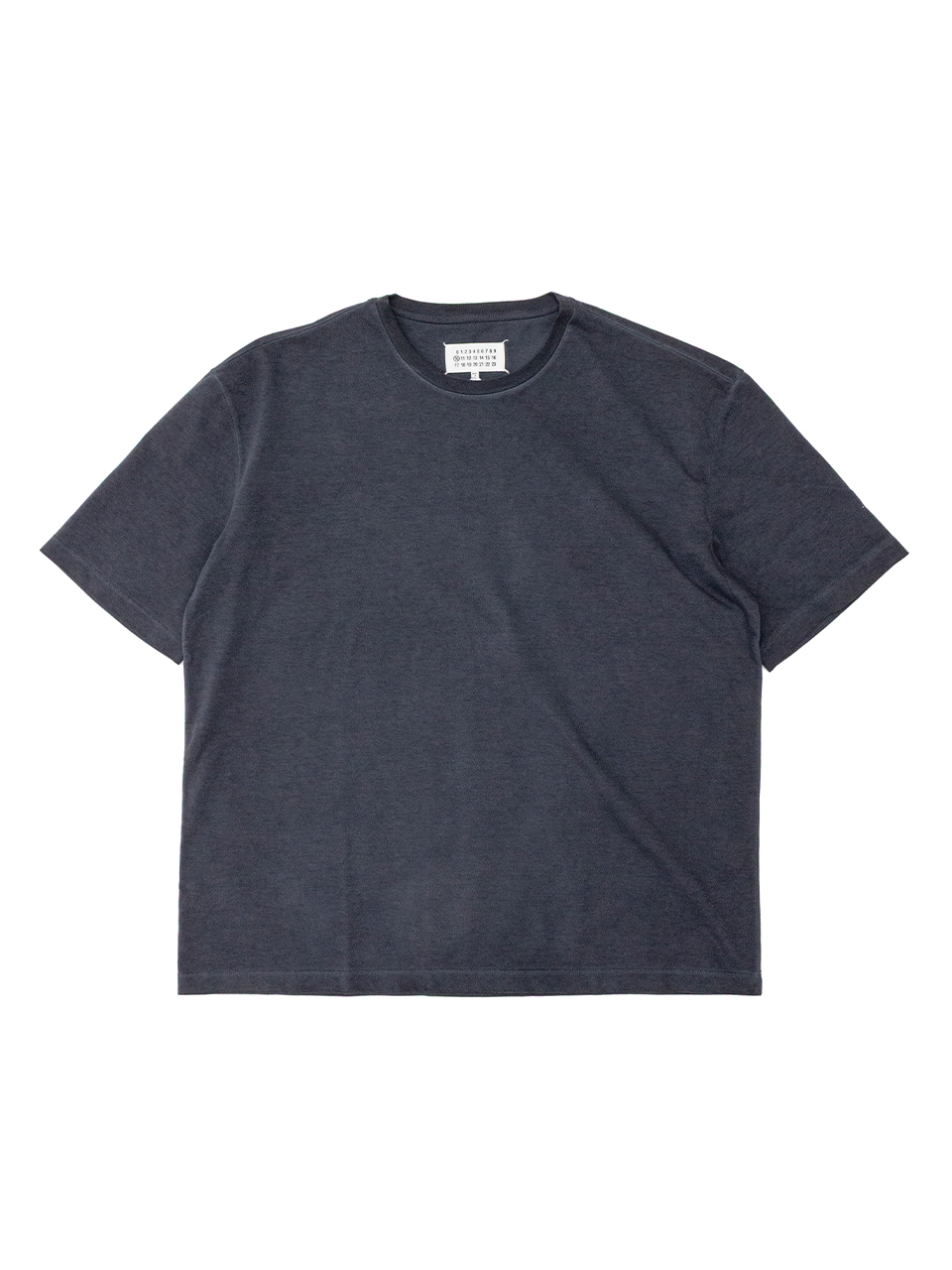 MARGIELA ダークブルー Tシャツ サ Maison Margiela メゾンマルジェラ Numeric Logo Mako Cotton T