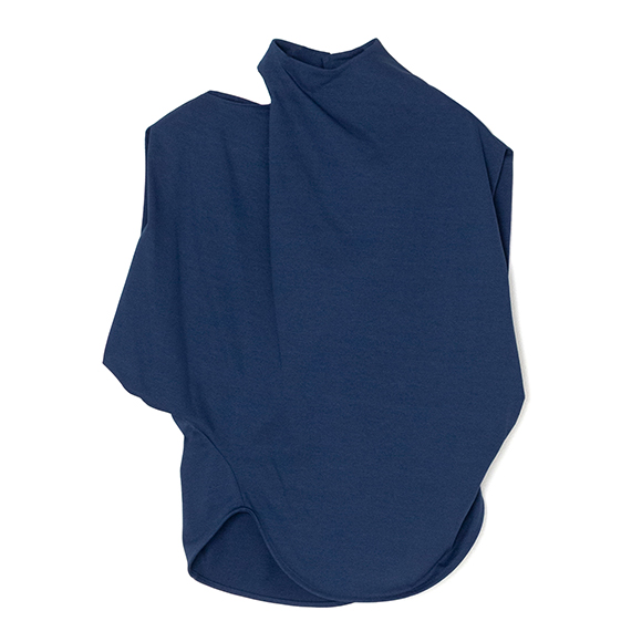 Cotton jersey asymmetry top-コットンジャージアシンメトリー