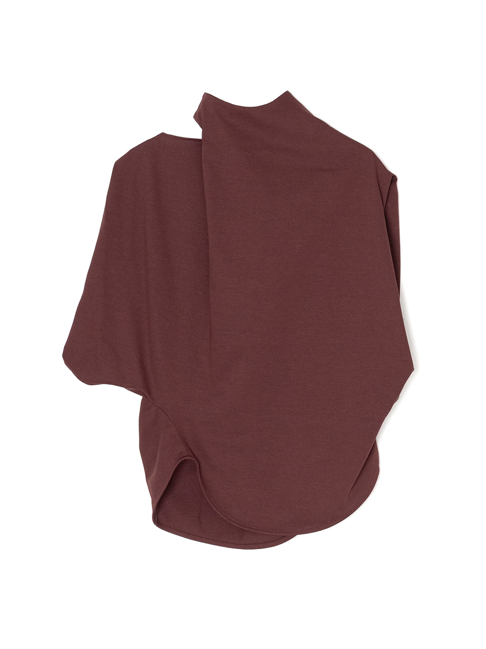Cotton jersey asymmetry top-コットンジャージアシンメトリー