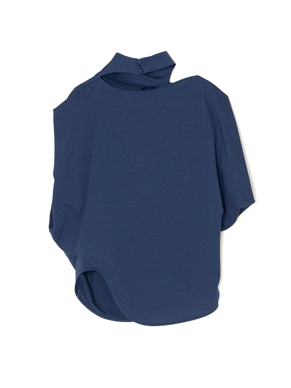 MameKurogouchiマメクロゴウチCotton Jersey Top Mame Kurogouchi(マメ) Cotton Jersey French Sleeve Top BLACK
