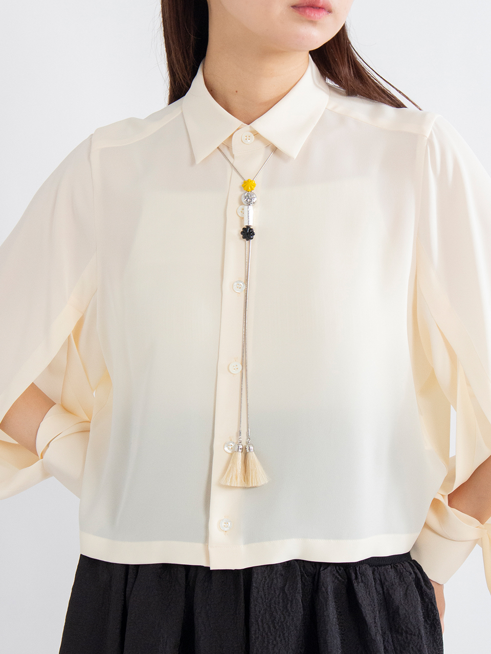 Metal loop tie small-メタループタイスモール-TOGA TOO（トーガトゥー