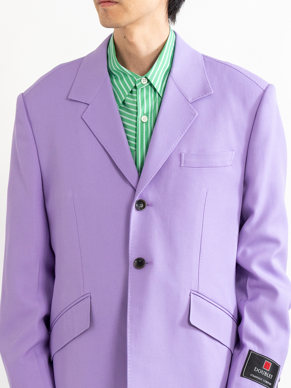 WHEEL CUTTING TAILORED JACKET-ホイールカッティングテーラード