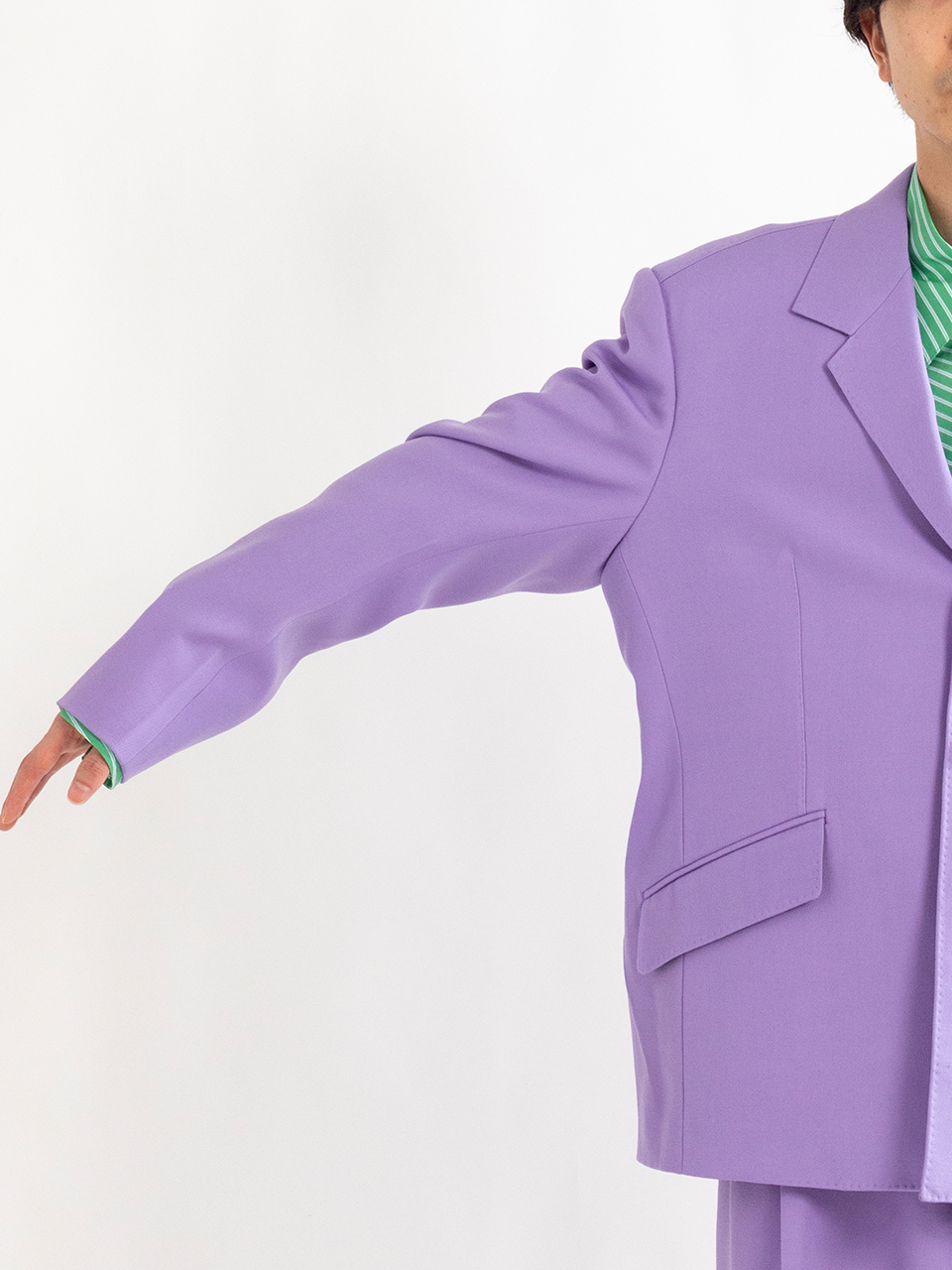 WHEEL CUTTING TAILORED JACKET-ホイールカッティングテーラード