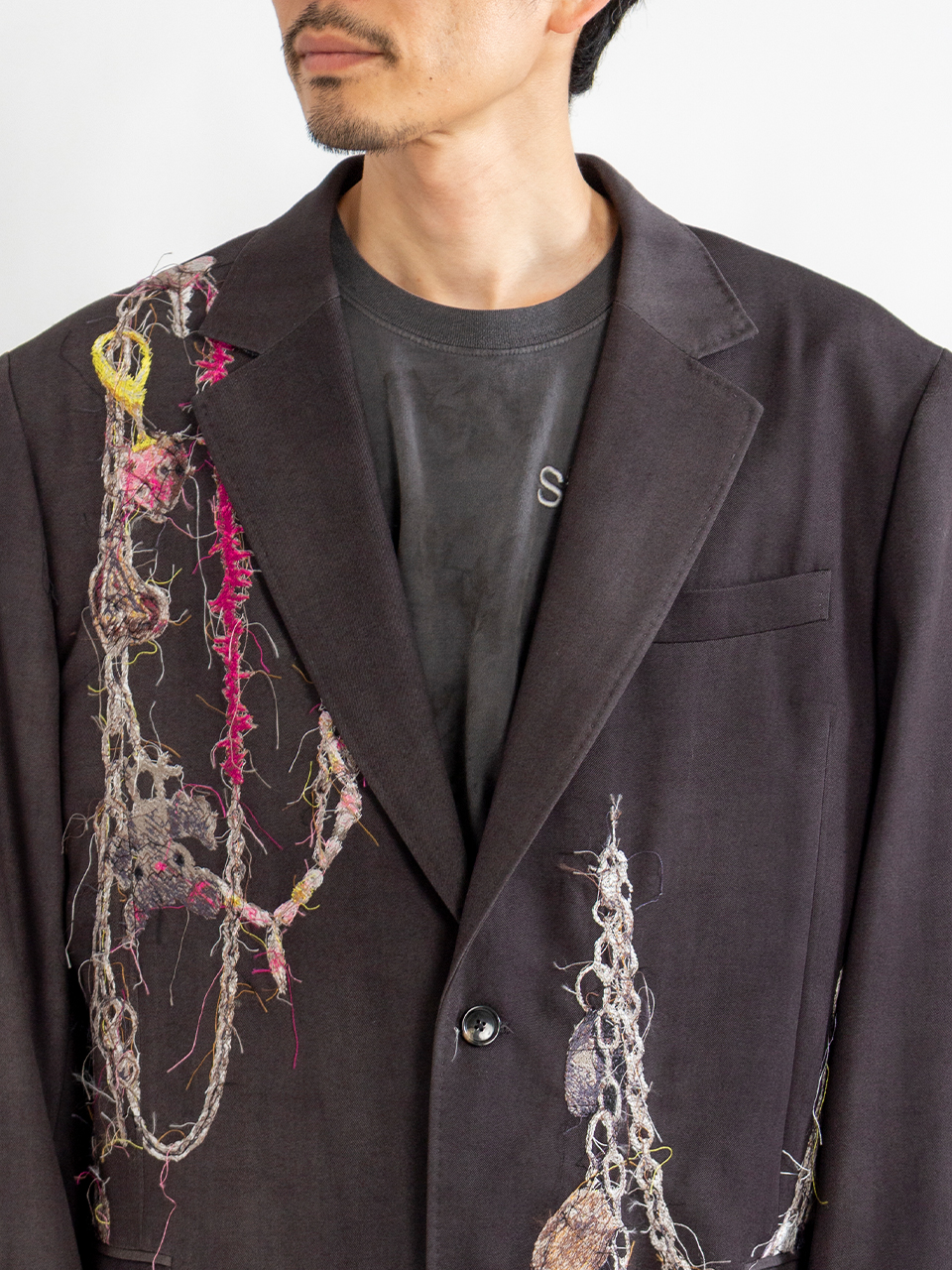 Doublet 25AW-エンブロイダードチェーンテーラードスラックス Doublet 25AW-エンブロイダードチェーンテーラードスラックス