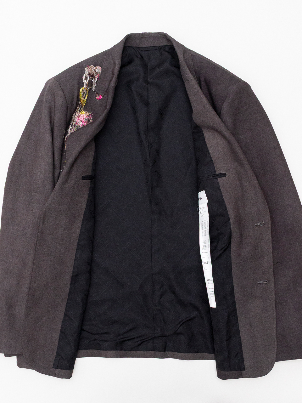 EMBROIDERED CHAIN TAILORED JACKET-エンブロイダードチェーン