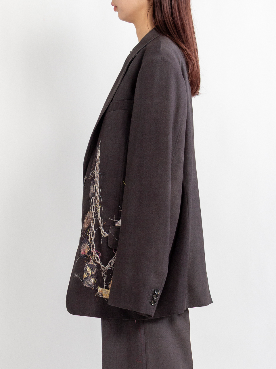 せ*う様 【最安価】Embroidered Chain Tailored Tro ダブレット doublet Embroidered Chain Tailored Trousers