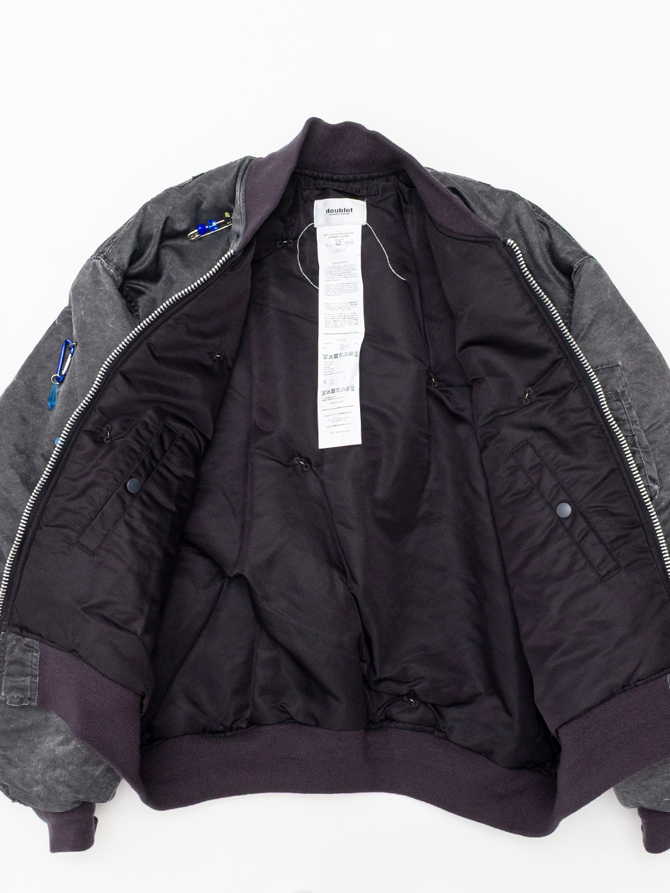 doublet バルーン　ボンバー　ジャケット Doublet バルーン ボンバージャケット | ブラック | FARFETCH JP