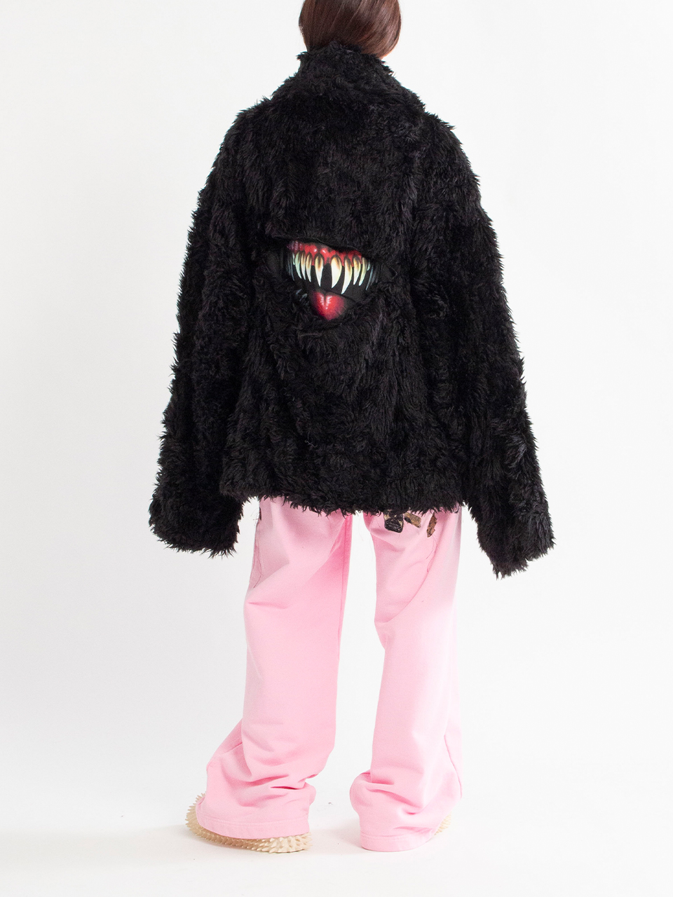 SINISTER MOUTH FAUX FUR JACKET-シニスターマウスフェイクファー SINISTER MOUTH FAUX FUR JACKET-シニスターマウスフェイクファー