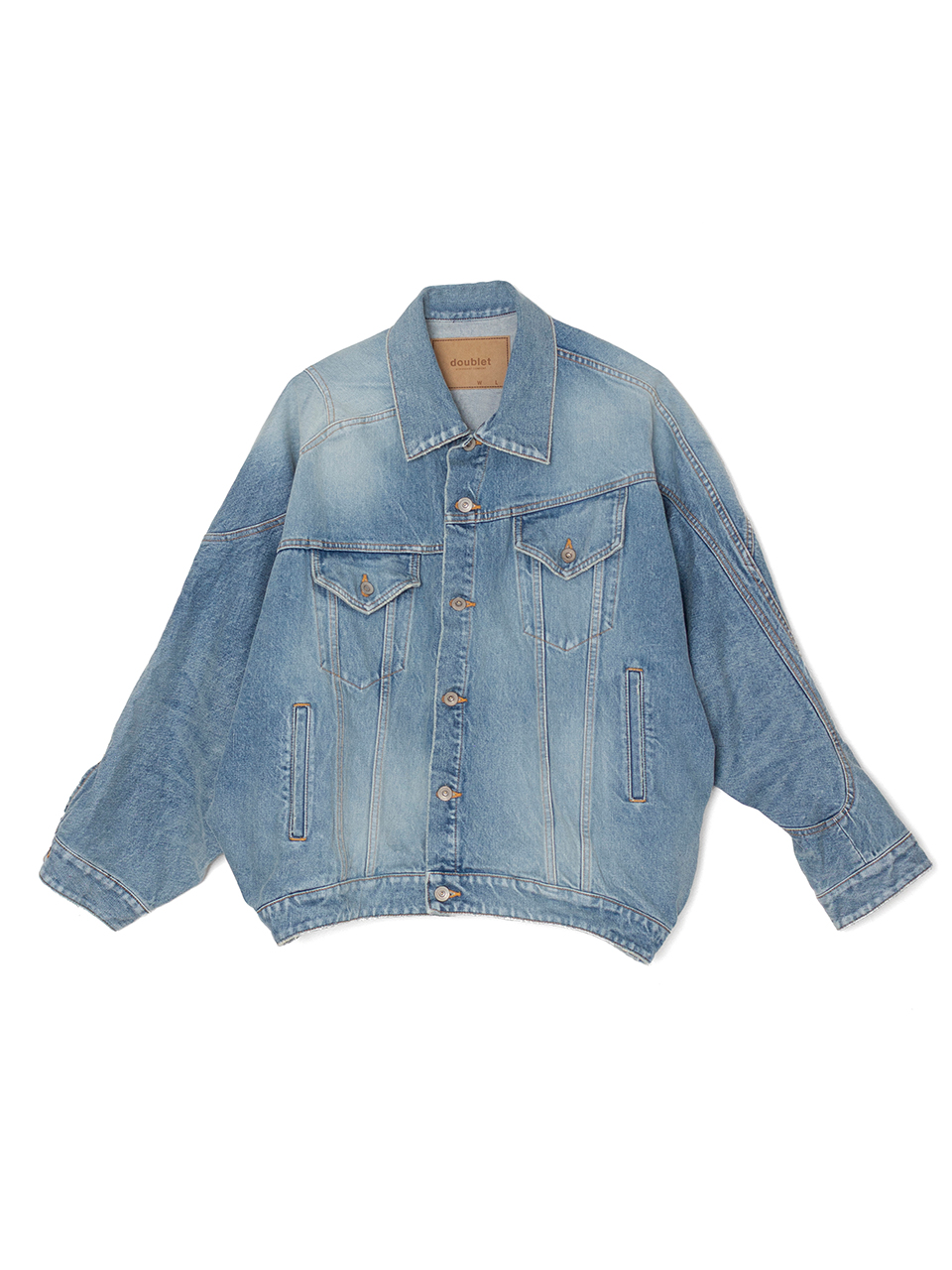デニムジャケット【doublet】ダブレット doublet / CUT OFF OVERSIZED DENIM JACKET-doublet(ダブレット