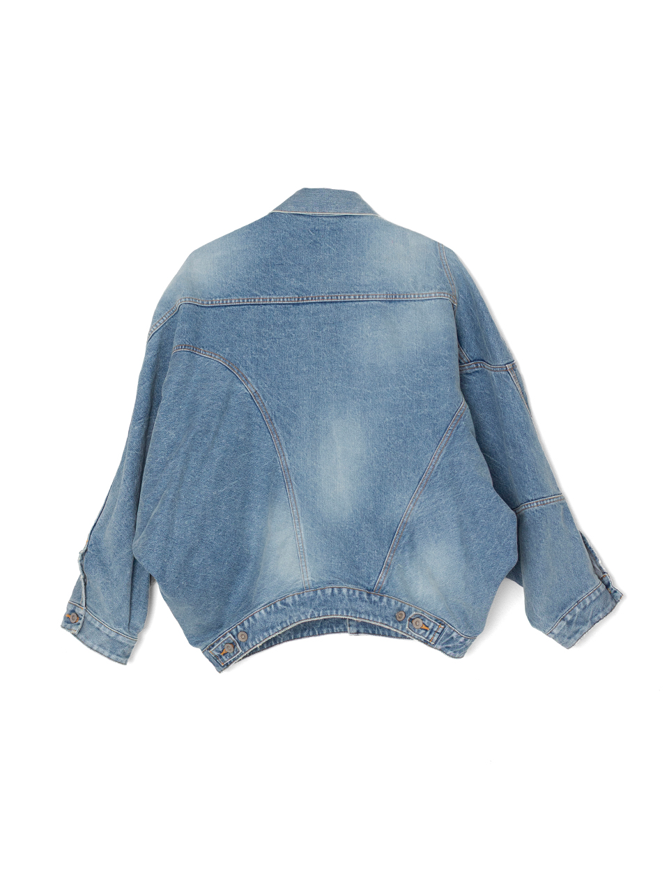 DISTORTED CUTTING DENIM JACKET-ディストーティドカッティング