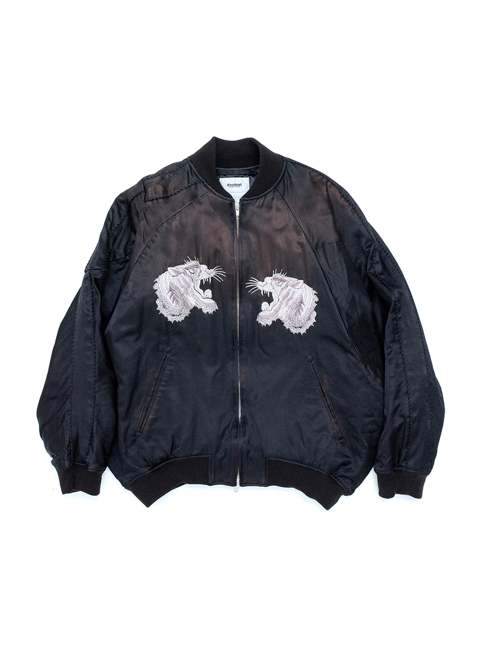 doublet 黒 ベルベットジャケット doublet/ダブレット LEATHER TRACK JACKET BLACK 通販ページ