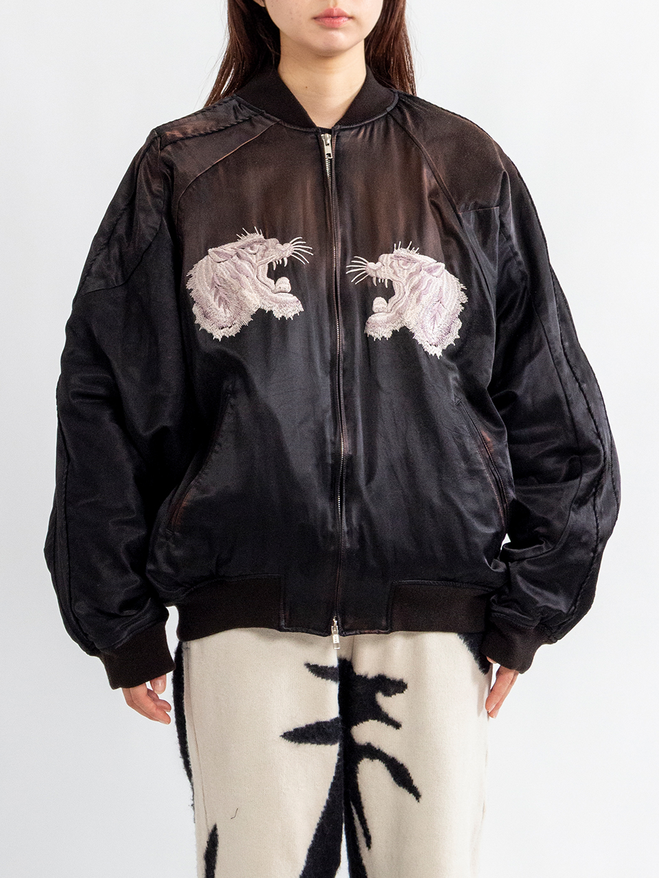 DISTORTED CUTTING SOUVENIOR JACKET-ディストーティドカッティング