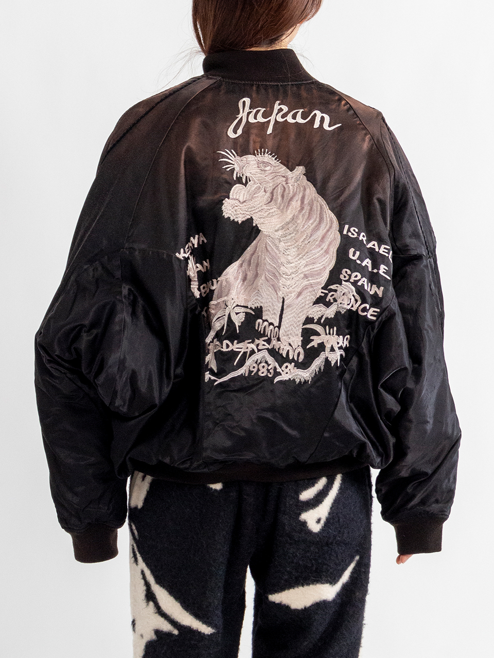 DISTORTED CUTTING SOUVENIOR JACKET-ディストーティド
