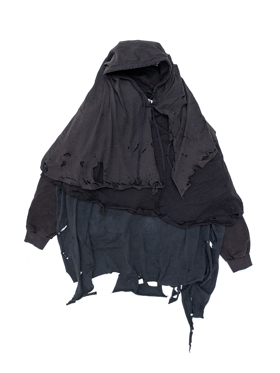 関税込【doublet】PHANTOM FRAYED HOODIE PHANTOM FRAYED HOODIE-ファントムフレイドフーディー-doublet