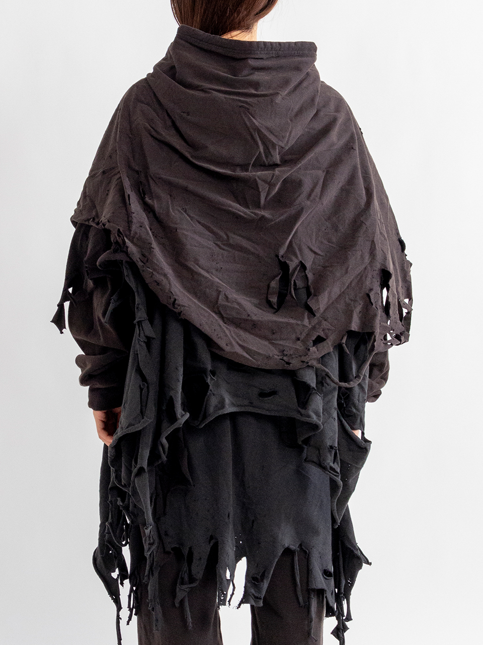 PHANTOM FRAYED HOODIE-ファントムフレイドフーディー-doublet