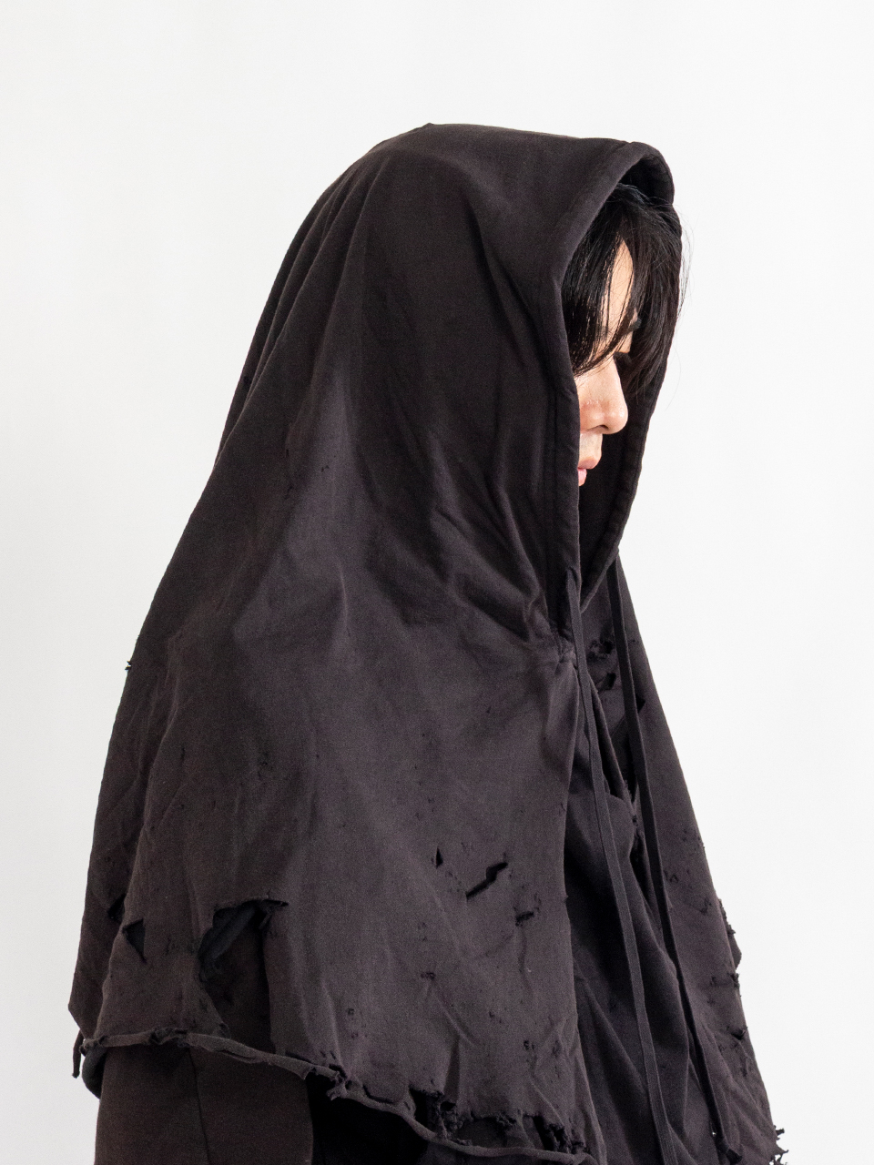 関税込【doublet】PHANTOM FRAYED HOODIE PHANTOM FRAYED HOODIE-ファントムフレイドフーディー-doublet