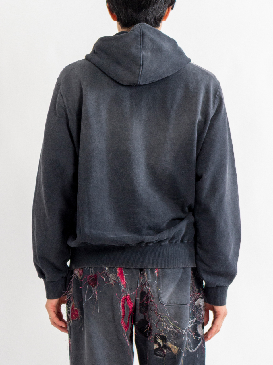 EMBROIDERED CHAIN ZIP-UP HOODIE-エンブロイダードチェーン