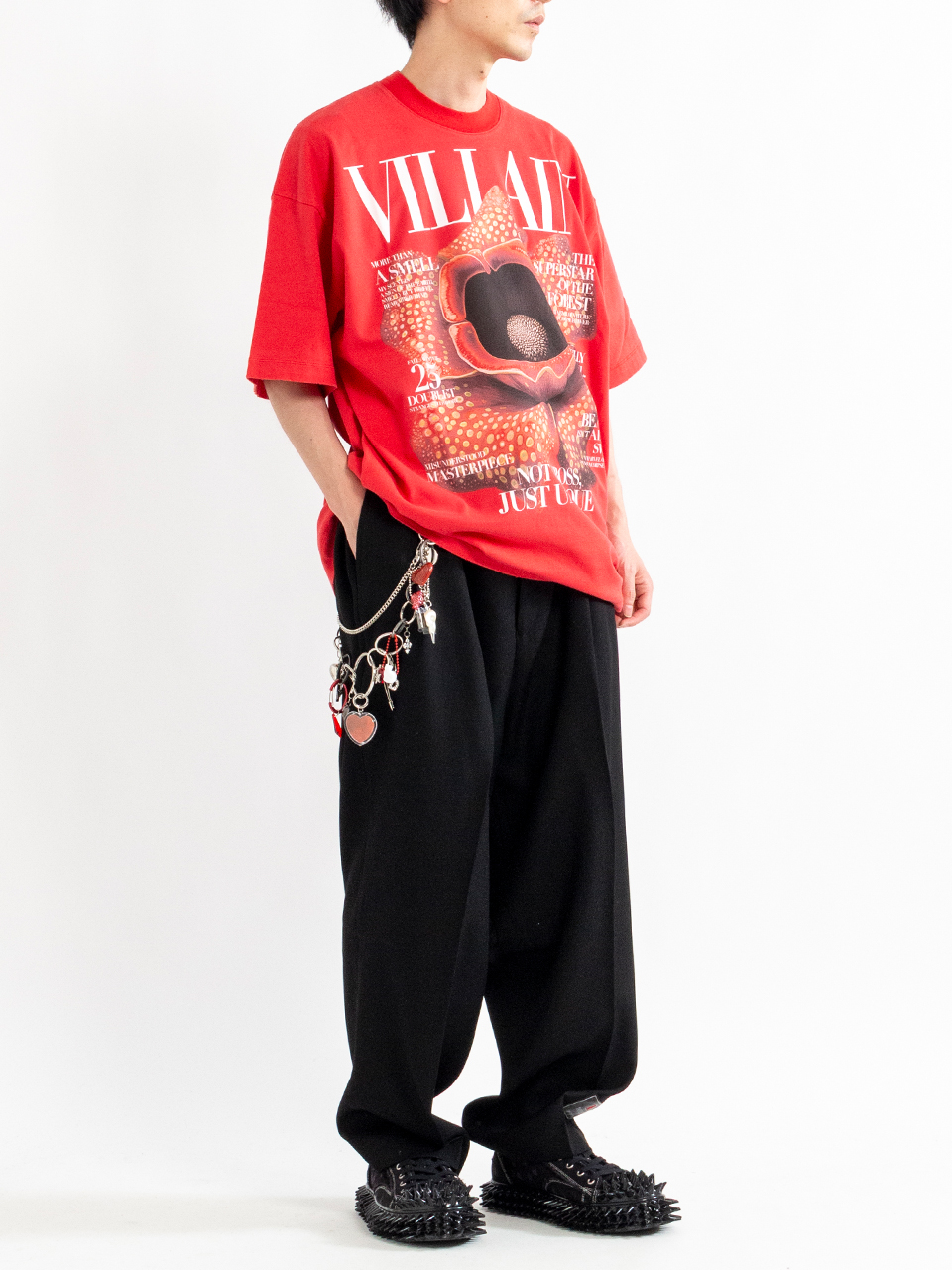VILLAIN COVER PRINT T-SHIRT-ヴィランカバープリントTシャツ