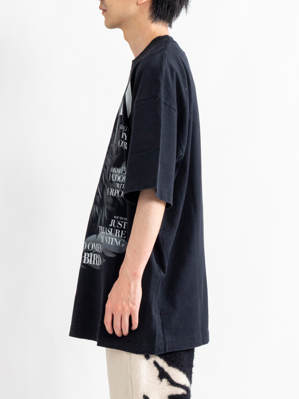 doublet 25aw VILLAIN Tシャツ Lサイズ ブラック doublet - doublet 25AW VILLAIN COVER PRINT T-SHIRT