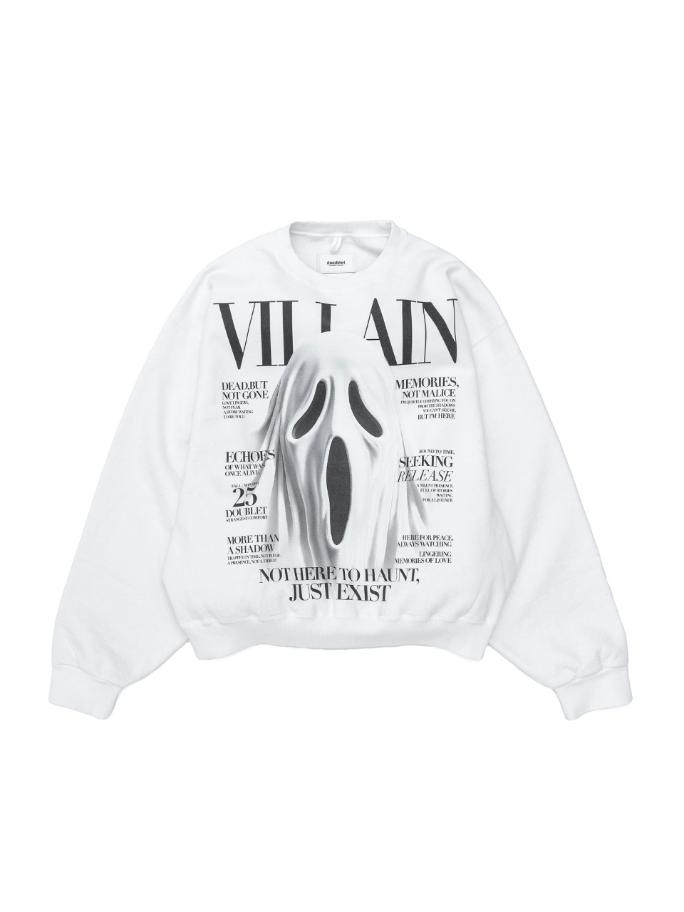 VILLAIN COVER PRINT SWEAT SHIRT-ヴィランカバープリント
