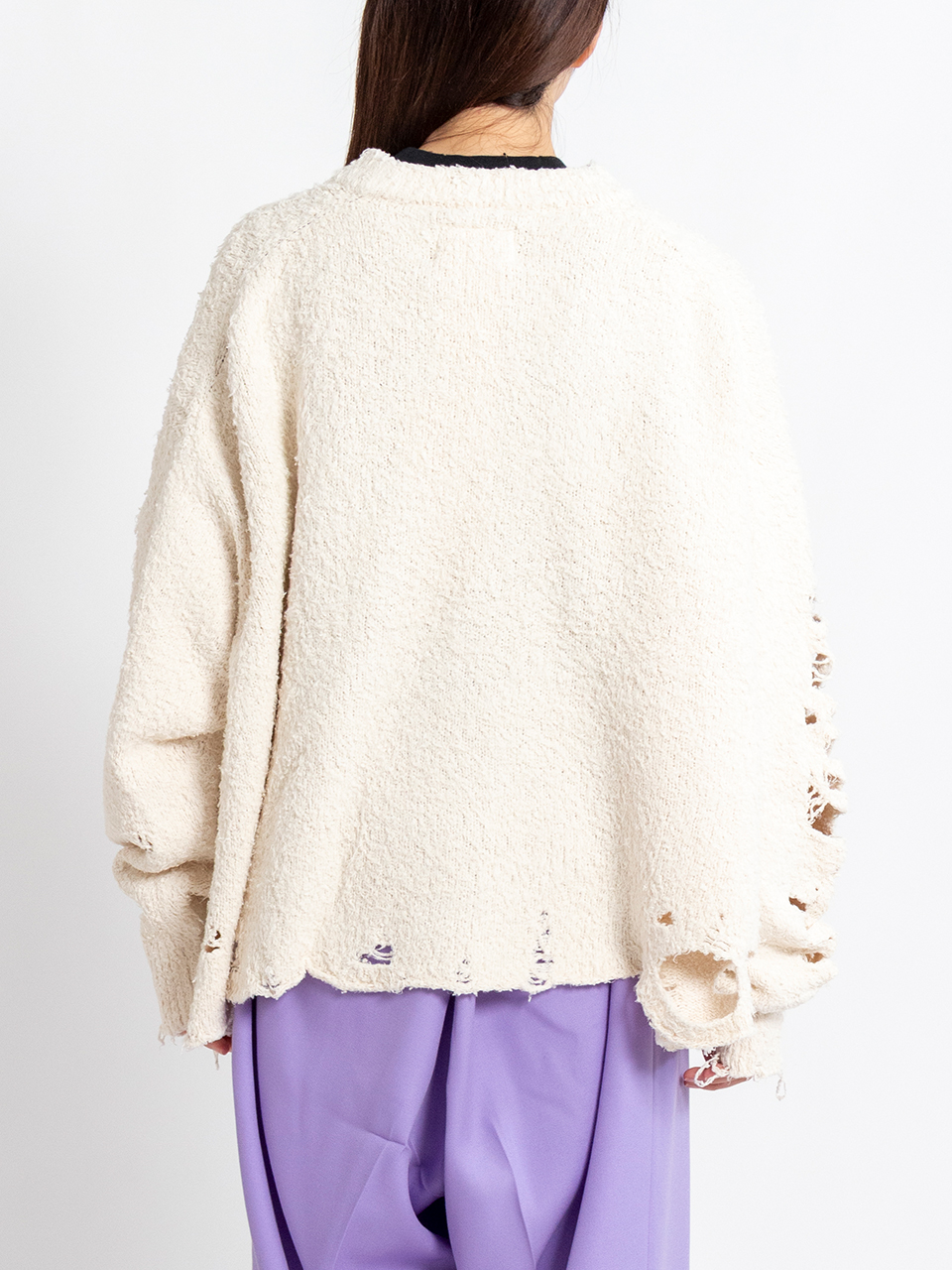 RIBCAGE KNIT PULLOVER-リブケージニットプルオーバー-doublet