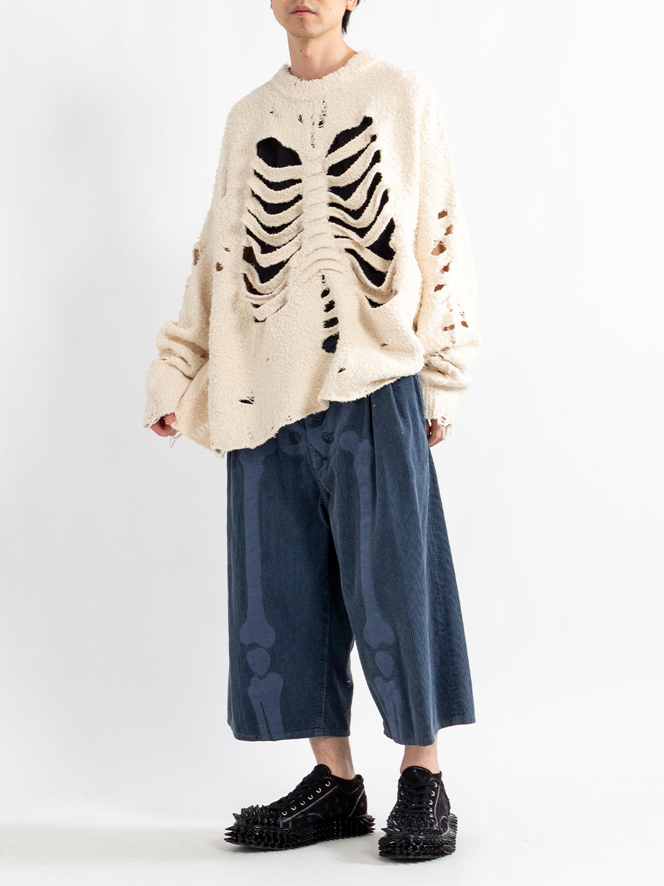 doublet Ribcage Knit 掲載本日まで doublet/ダブレット/RIBCAGE KNIT PULLOVER | L.H.P（エルエイチピー