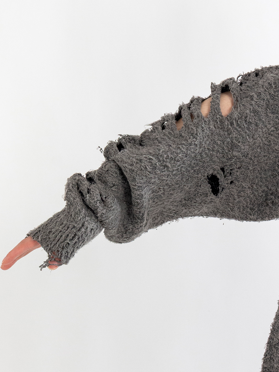 RIBCAGE KNIT PULLOVER-リブケージニットプルオーバー-doublet