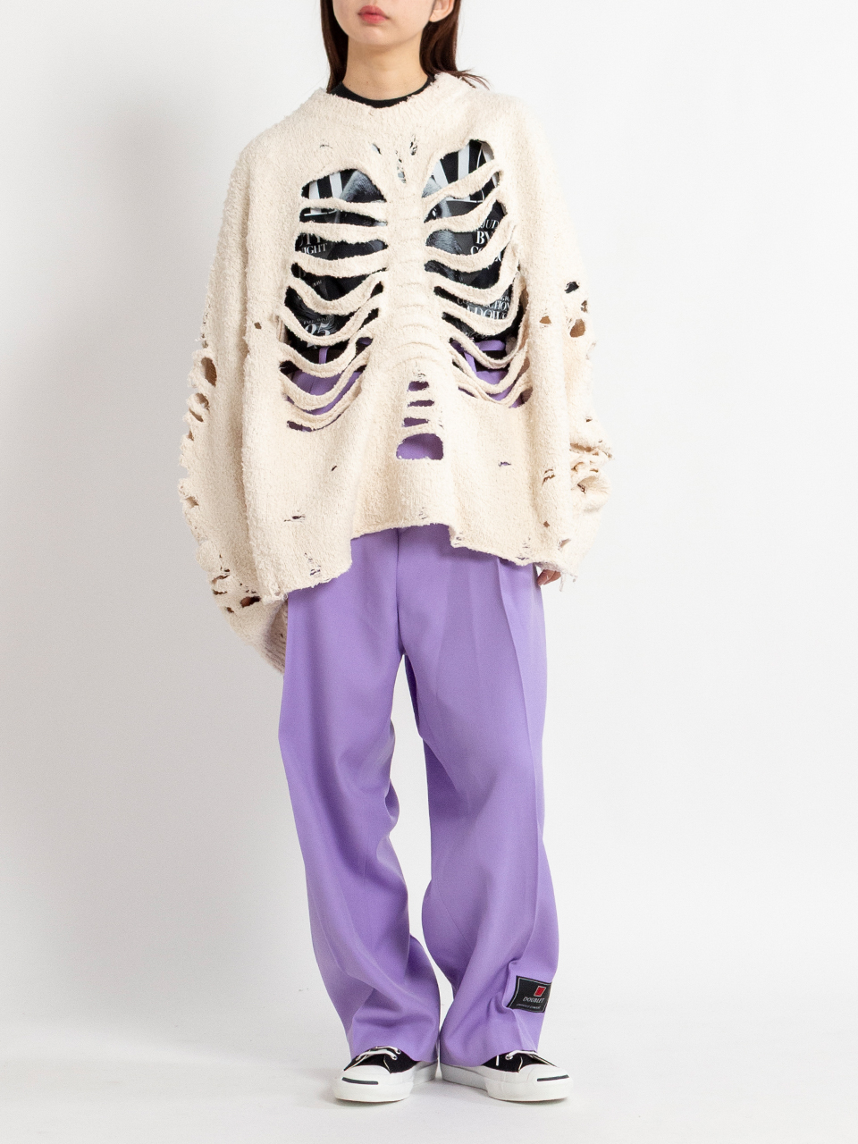 週末限定価格　タグつき未使用 SLIT RIB KNITスリットリブニット 週末限定価格 タグつき未使用 SLIT RIB KNITスリットリブニット