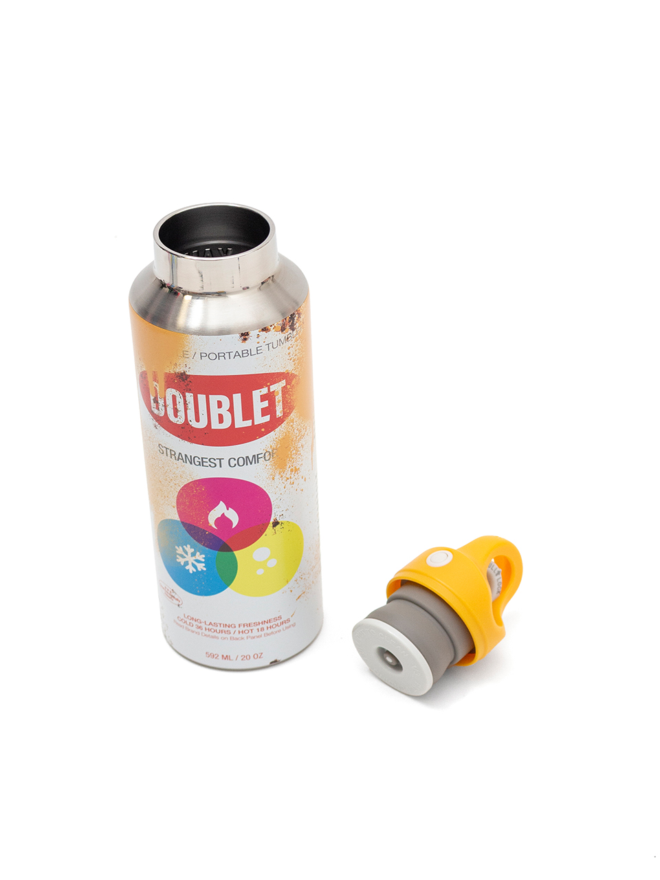 弁当箱・水筒 doublet SPRAY-CAN WATER BOTTLE MEDIUM doublet / SPRAY-CAN WATER BOTTLE MEDIUM (BLACK)