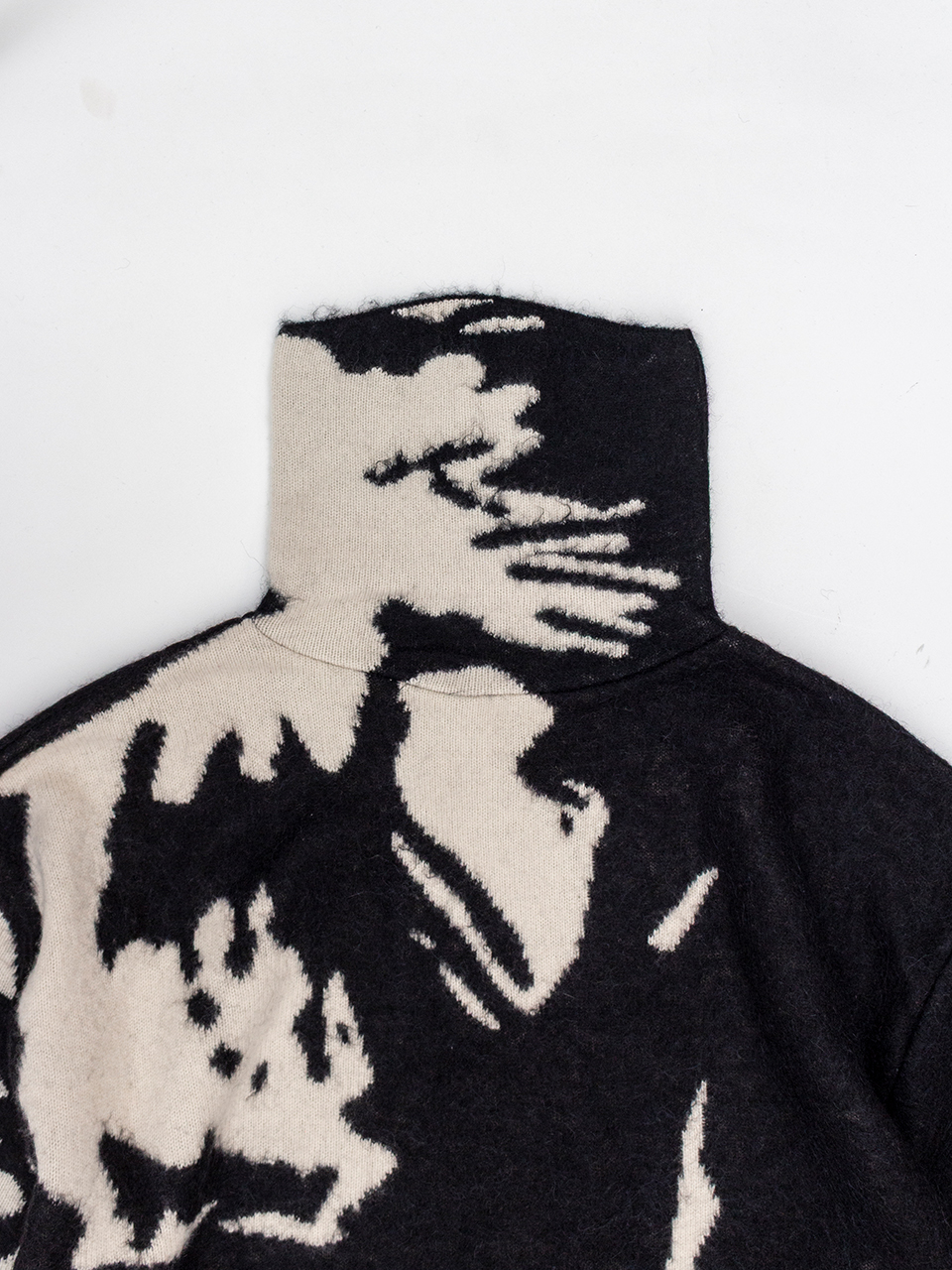 新品 Bengt&Lotta SWEDEN Hanger Cat 230ドル GRAFFITI JACQUARD KNIT PULLOVER -グラフィティジャガード